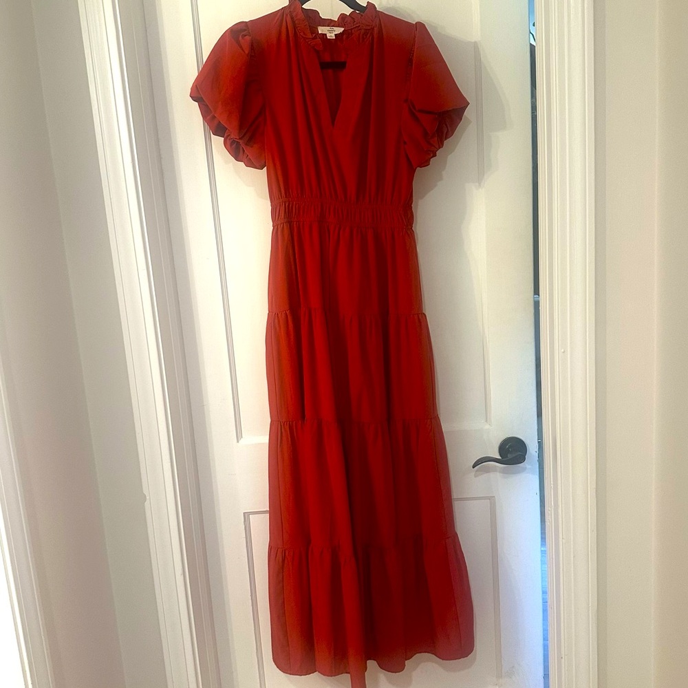 Red Maxi Dress - Picture 6 of 14
